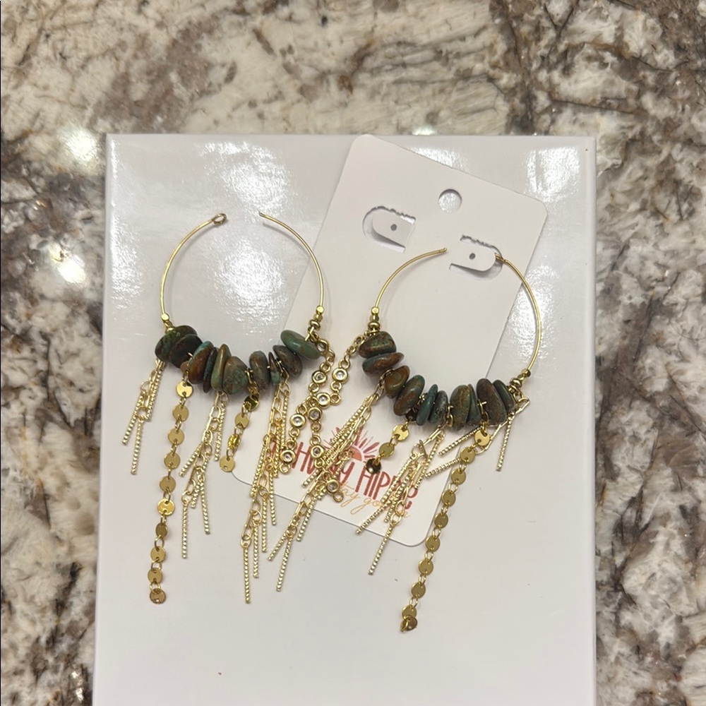 Elegant HIGHWAY HIPPIE Hoop Earrings